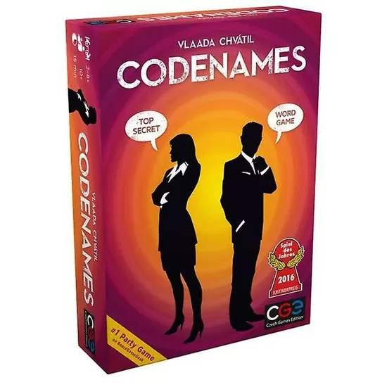 Code Names Tapis de Jeu Action - Jeu de Société Jeu de Cartes